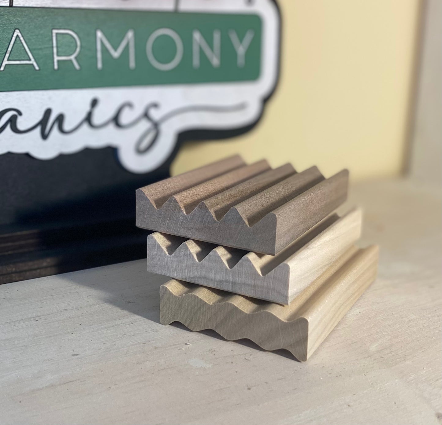 Natural Wood Soap Dish